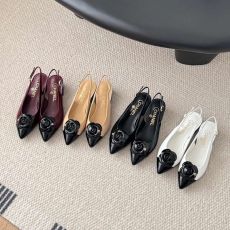 ST39761 chanel Spring and summer new single shoe series elegant socialite temperament full of high-end feeling camellia sandals