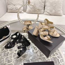 ST53548 Top quality fashion show new sandals with thick heels and ankle straps