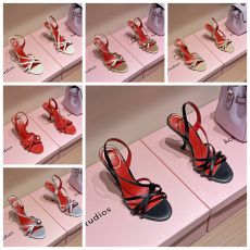 ST05235 VALENTINO Luxury runway fashion shoe series pointed sandals classic and versatile simple and fashionable leather high-heeled sandals