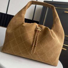 ST87889 CHANEL 26C Matte Leather Underarm Bag Chanel Hobo Bag Tire Leather Soft Leather Material Spacious Interior Space