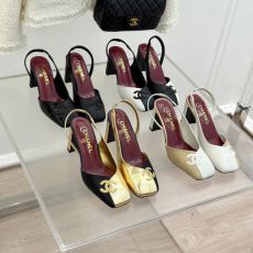 ST41638 Fashionable low-key luxurious workplace high-heeled sandals with breathable splicing sandals