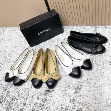 Chanel ST56514 Fashionable new explosive Mary Jane single shoe elegant bow daily casual comfortable leather flat shoes