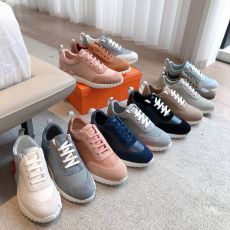 ST12602 Fashion Couple Suede Cowhide Sneakers Soft Cushion Comfort Walking Trainers Lightweight Daily Casual Flat Sneakers