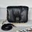 ST16023 LOEWE Puffer Goya handbag with goose feather padding shiny sheepskin detachable metal donut chain and long shoulder strap